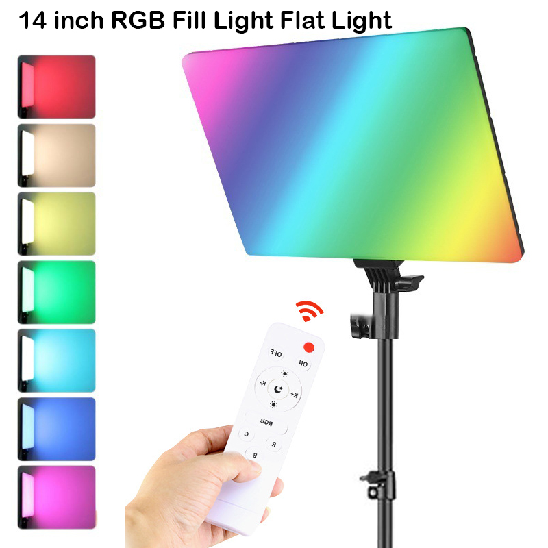 Pixel Art Led Panel - RGB 14'' LED Video Light Remote