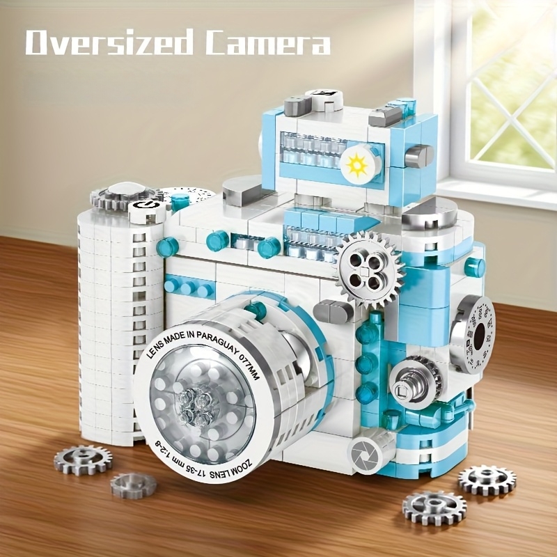 Photography Journalism - DIY Retro Building Block Camera Model