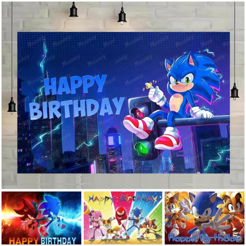 Photography Sport - Blue Running Hedgehog Baby Birthday Photography
