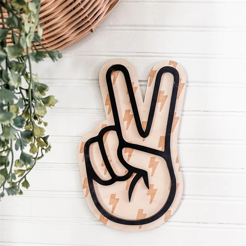 Photography Game - Ins Nordic Wooden Style Personalized Gesture