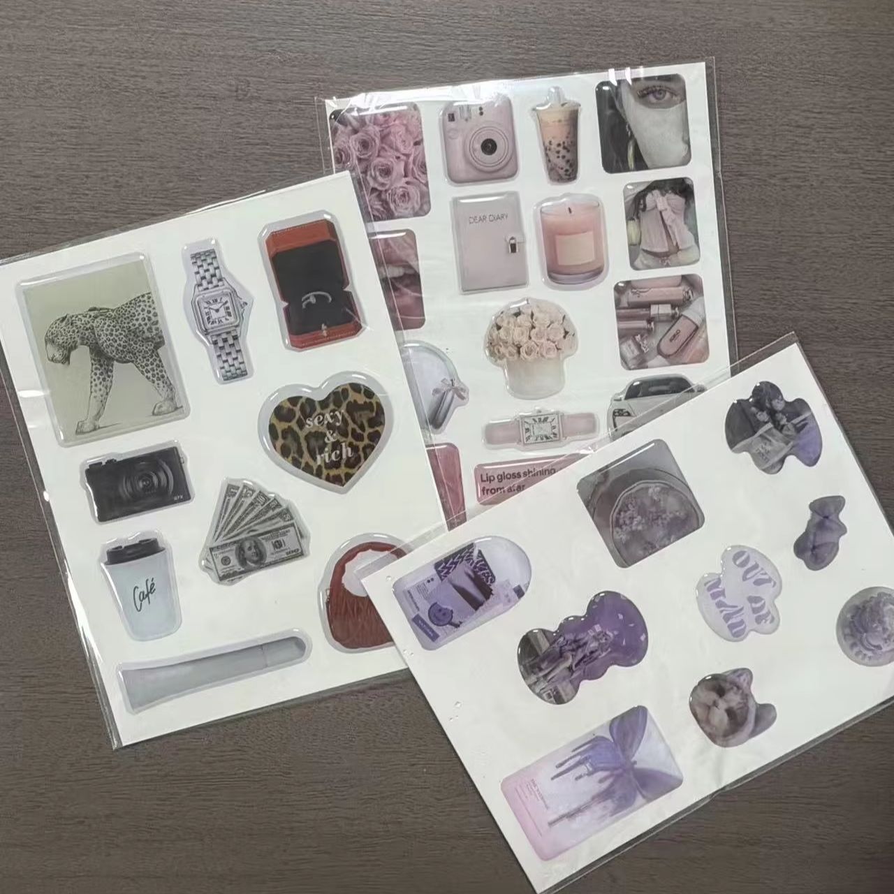 Photography Journalism - Gentle Pink Russian Rose Girl-Themed Journal