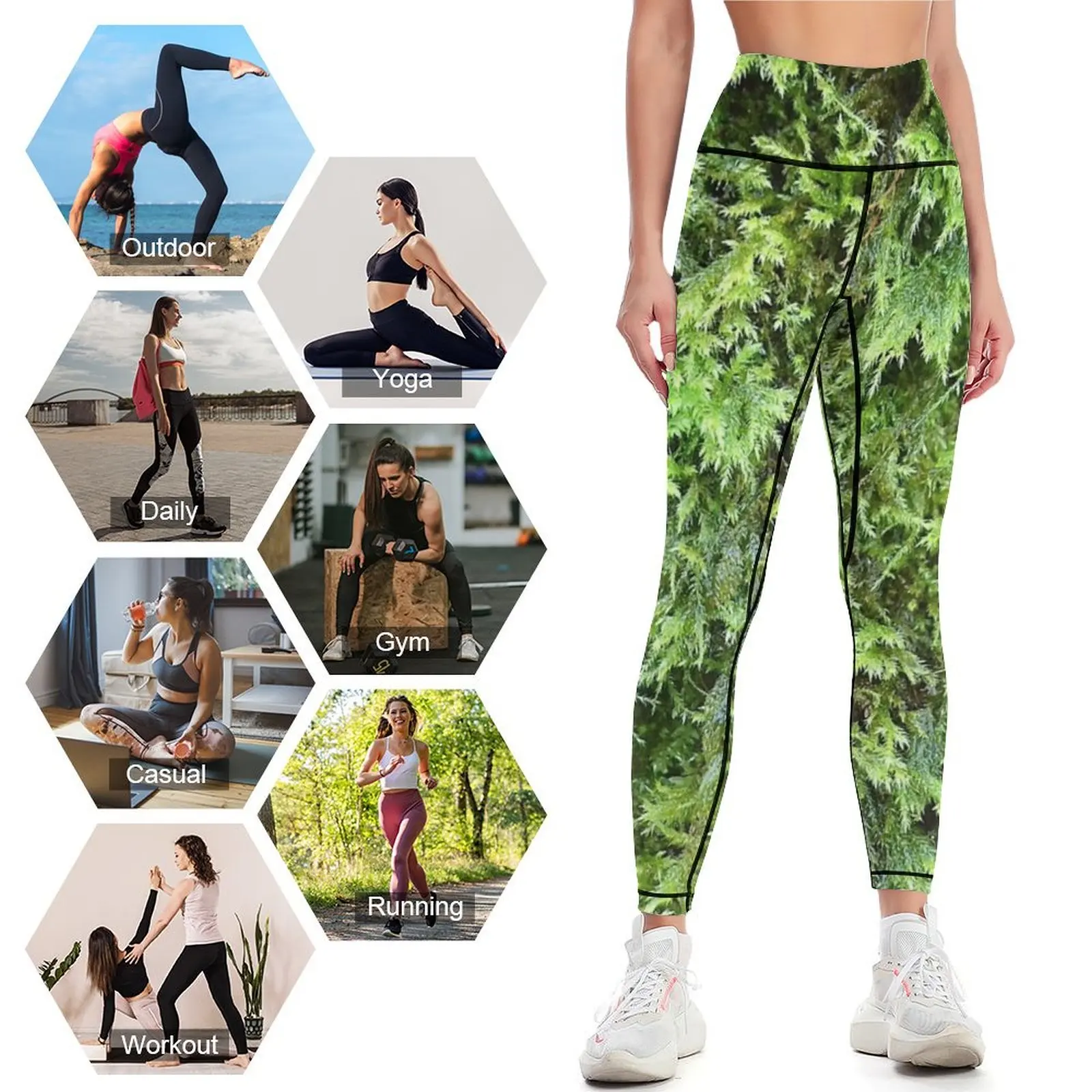 Photography of moss 1 Leggings - Photography Yoga review and price