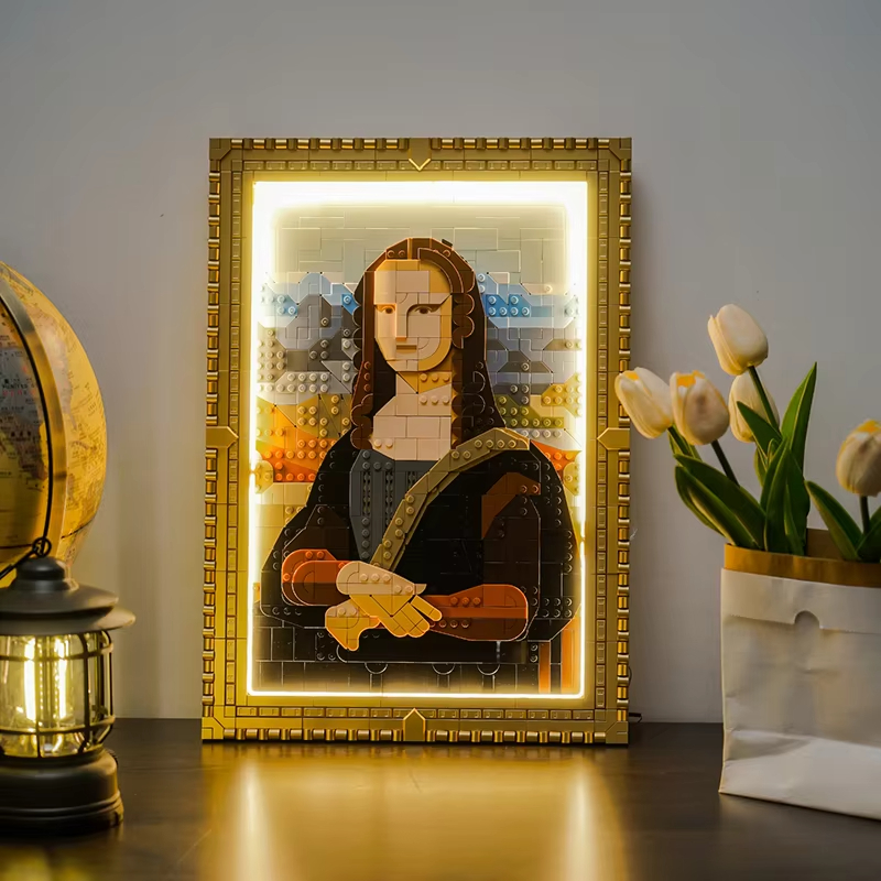 DIY Mona Lisa Building Blocks  - Photography Icon review and price