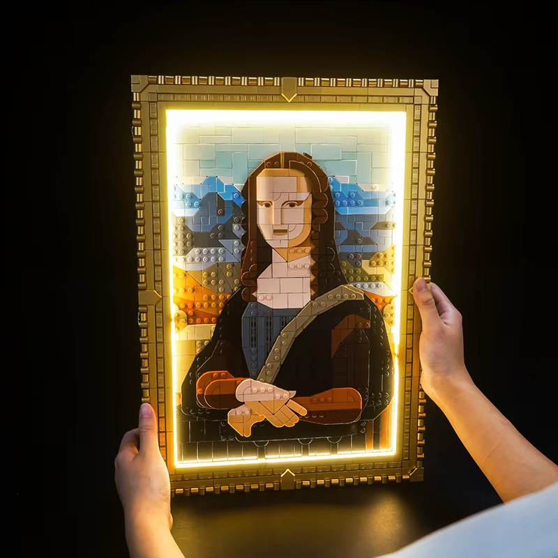 DIY Mona Lisa Building Blocks  - Photography Icon review and price