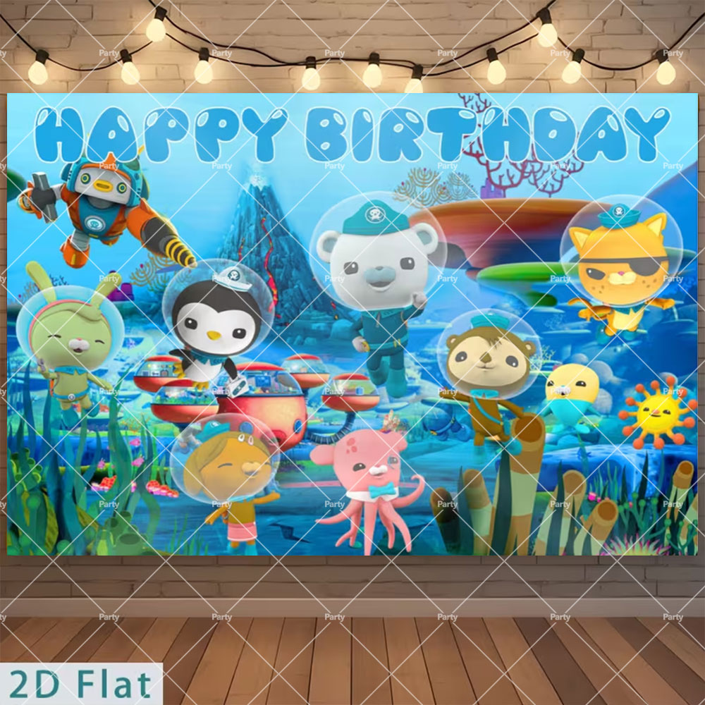 Cartoon Octonauted Kids Birthd - Photography Sport review and price