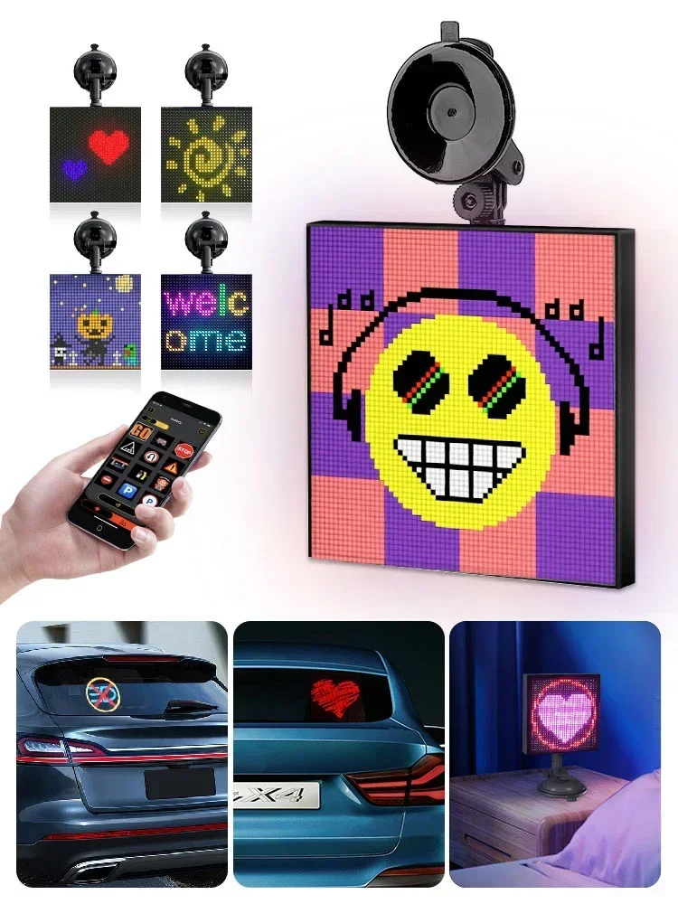 Car LED Sign Screen 32x32 led  - Pixel Art Led Panel review and price