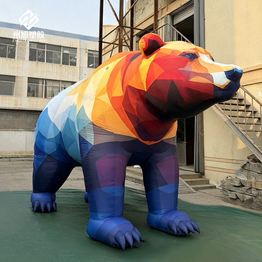 Inflatable bear, used for outd - Photography Zoo review and price