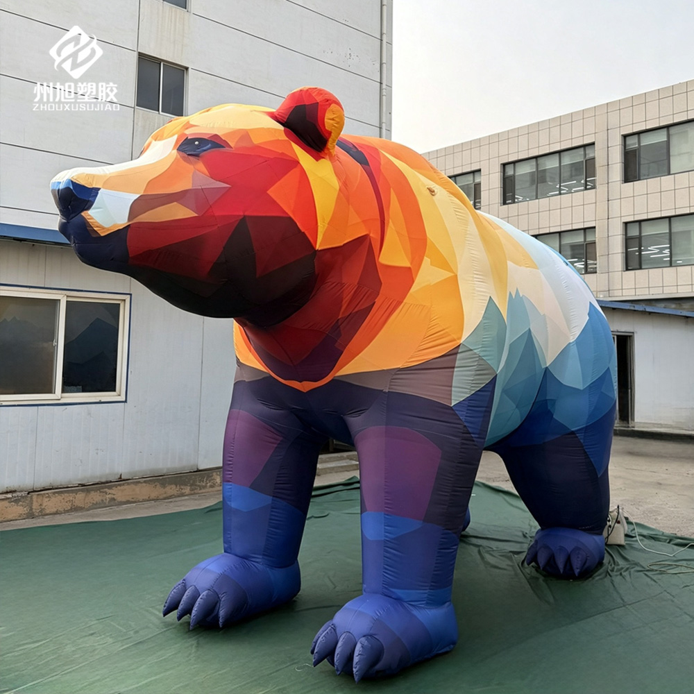 Inflatable bear, used for outd - Photography Zoo review and price