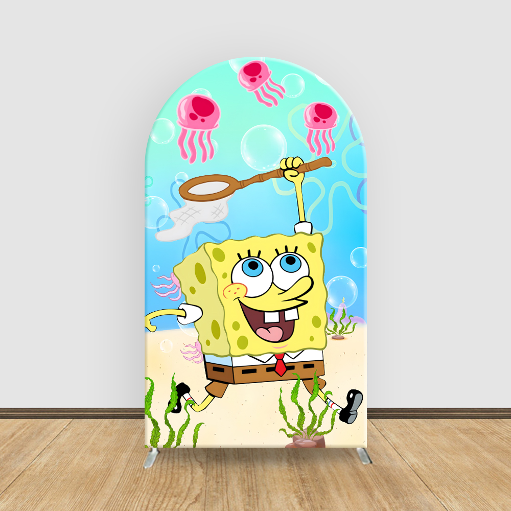 SpongeBob Arch Backdrop Cover  - Photography Sport review and price