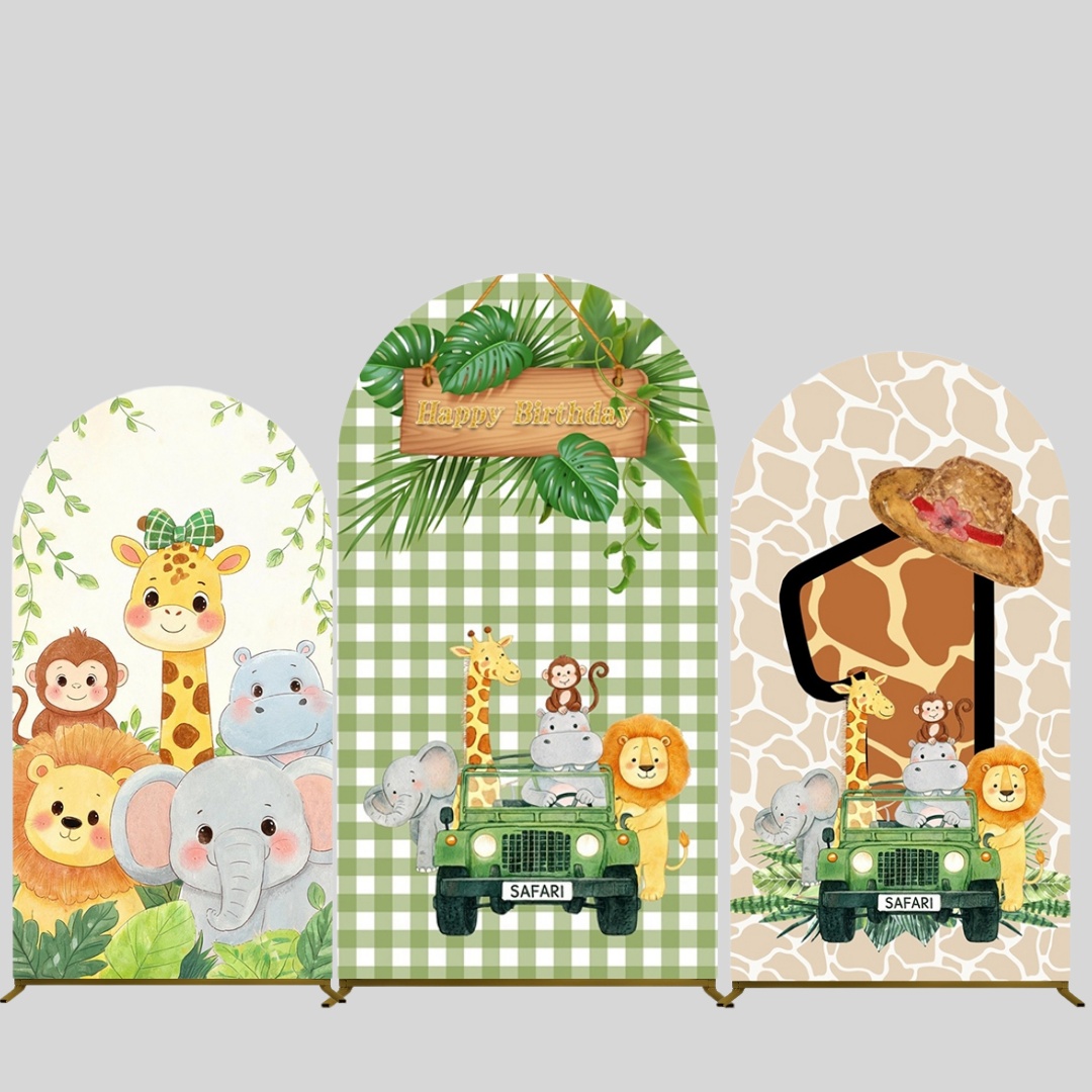 Jungle Zoo Arch Background Cov - Photography Zoo review and price