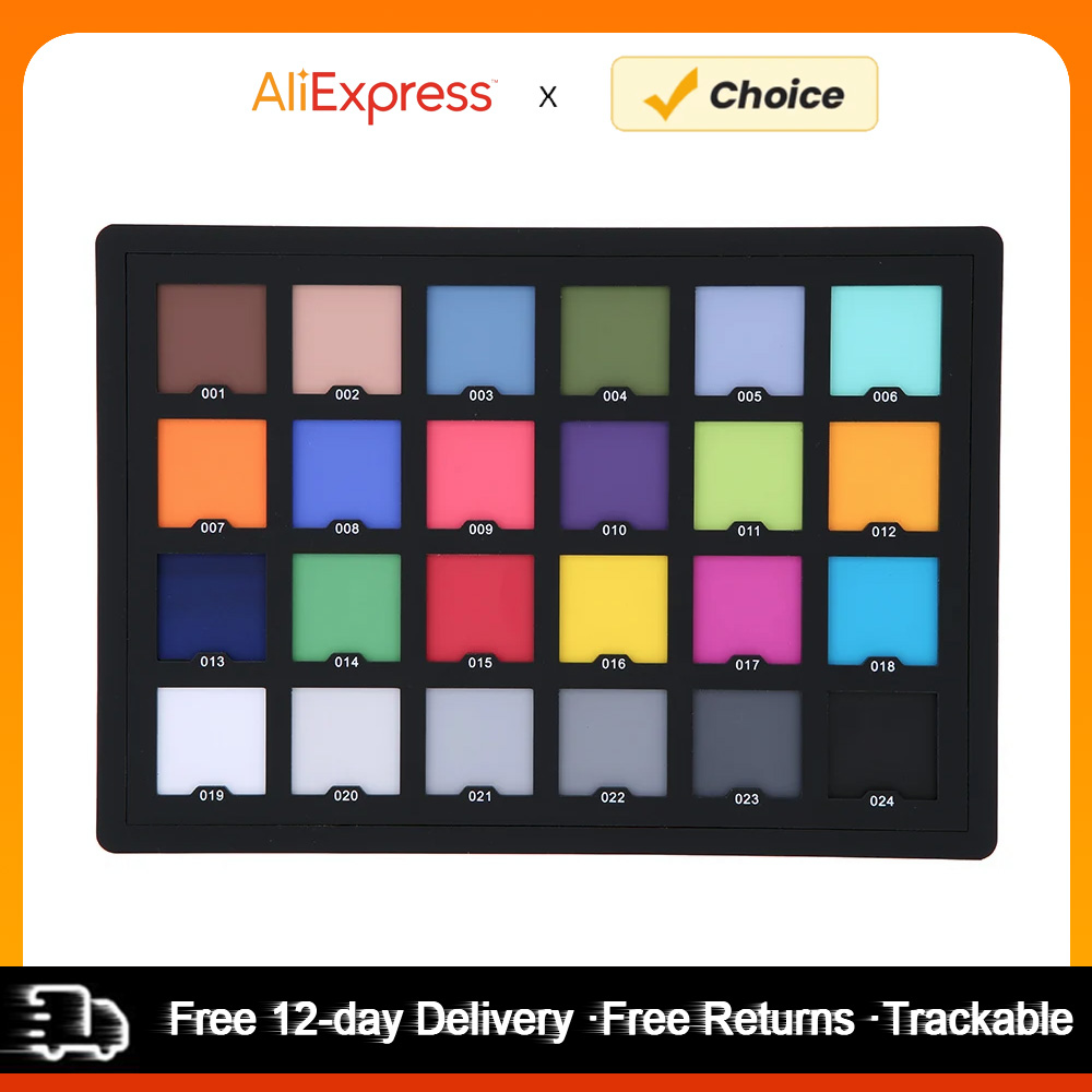 Professional 24 Color Card Tes - Color Checker Card review and price