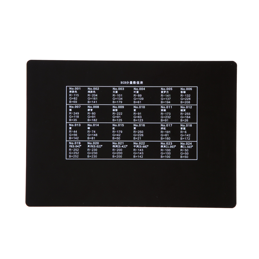 Professional 24 Color Card Tes - Color Checker Card review and price