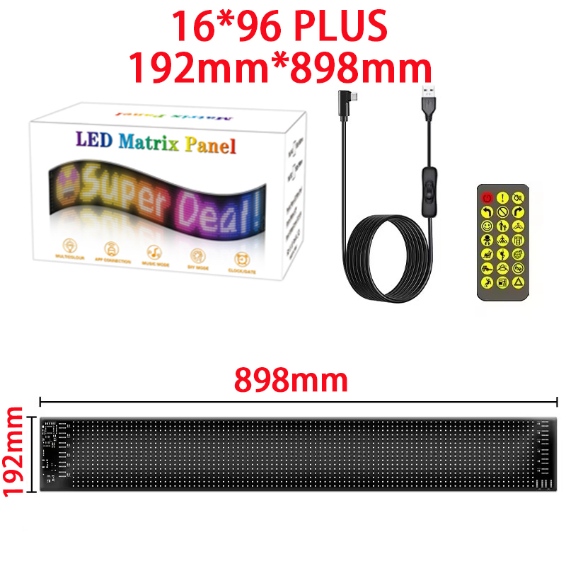 16x96 Plus Truck Eye RGB LED M - Pixel Art Led Panel review and price