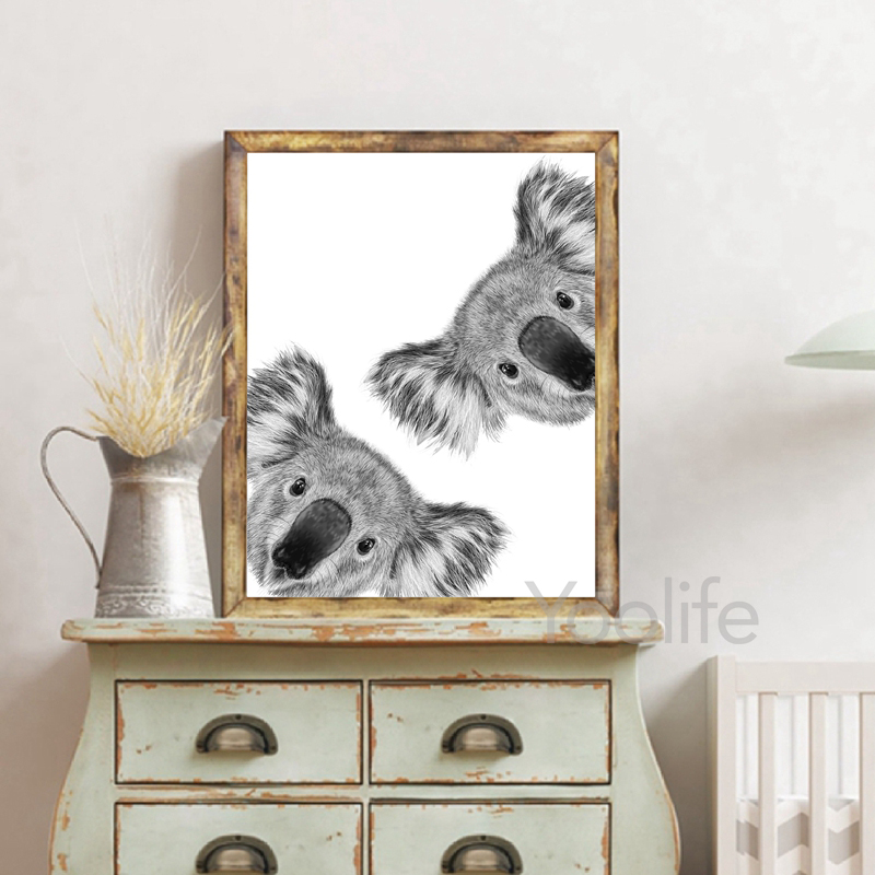 Koala Print Black and White Pi - Photography Zoo review and price
