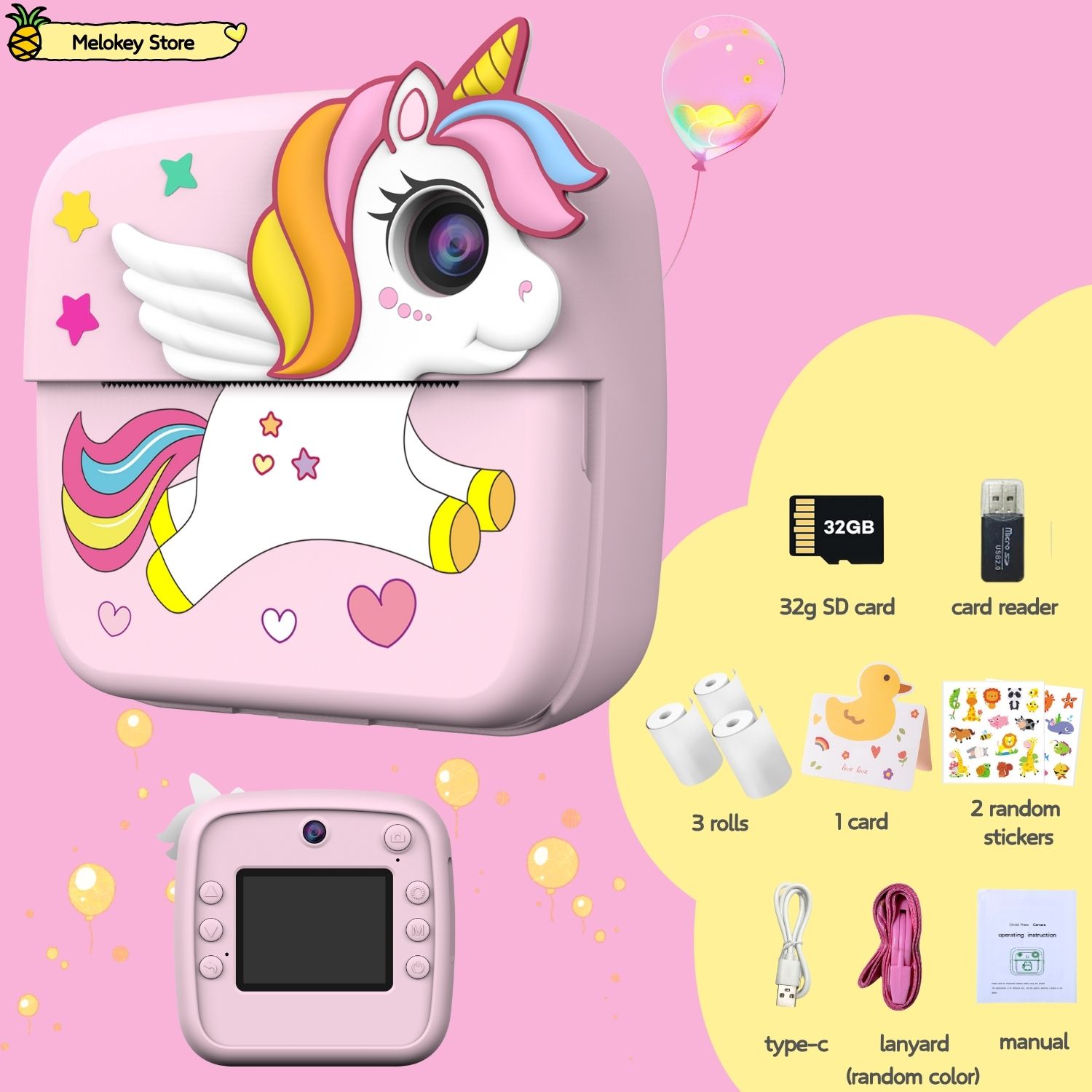 Kids Photo Camera Printer with - Photography Game review and price
