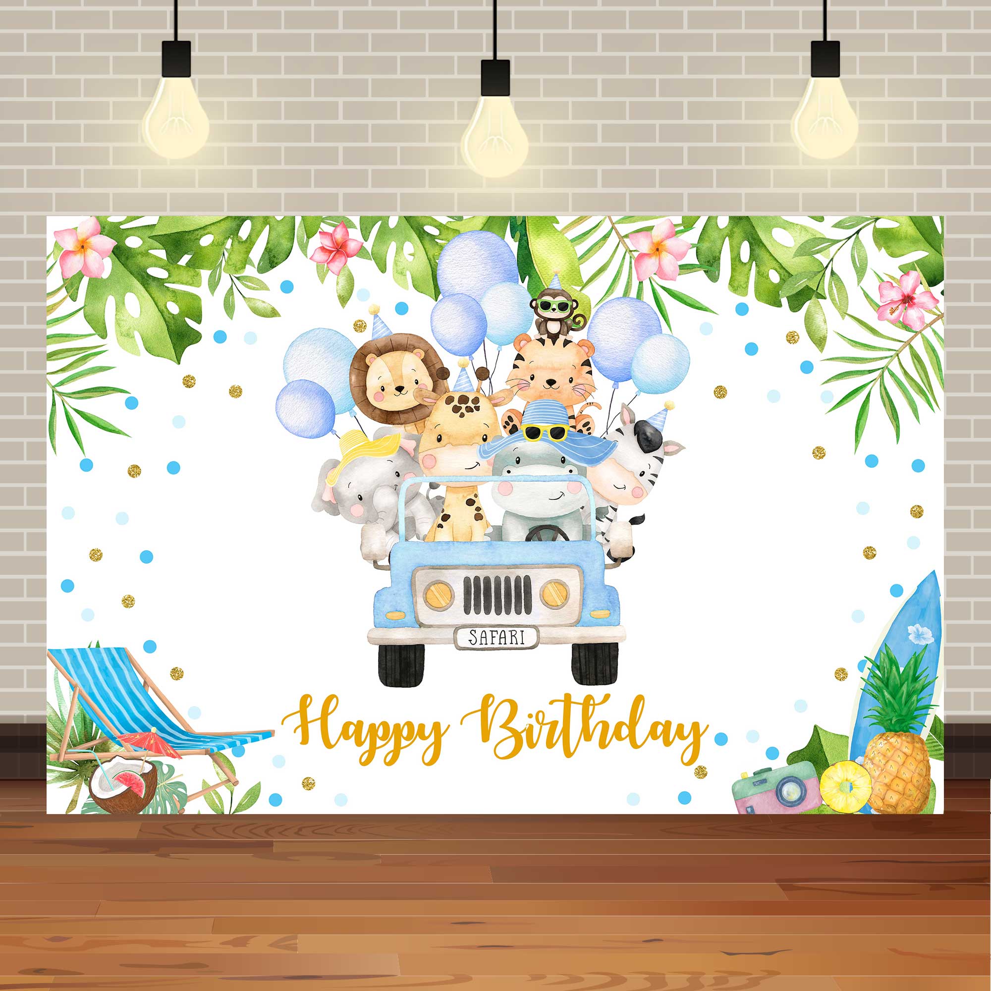 VIKAMA Jungle Zoo Party Backgr - Photography Zoo review and price