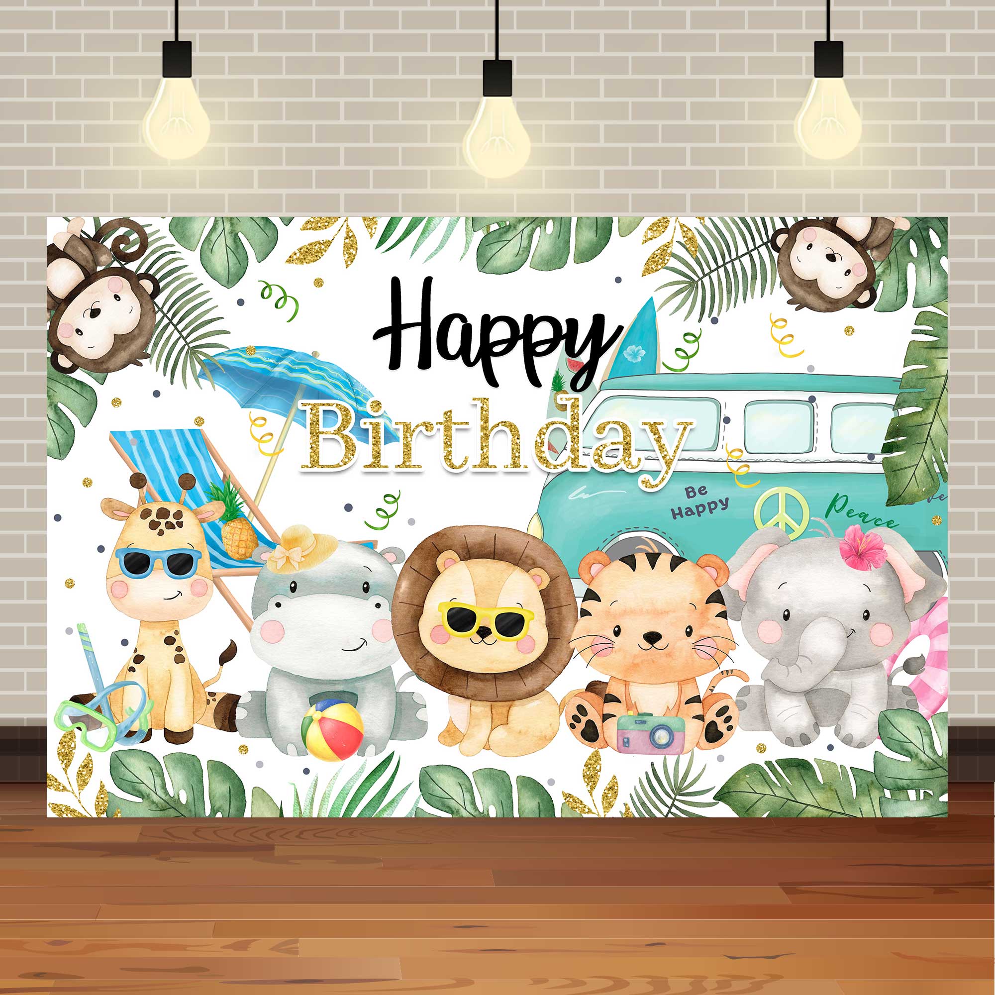 VIKAMA Jungle Zoo Party Backgr - Photography Zoo review and price