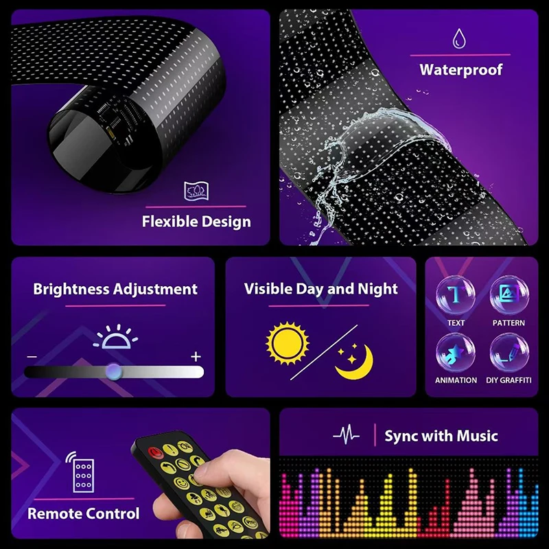 Led Display Truck Eye Car Sign - Pixel Art Led Panel review and price