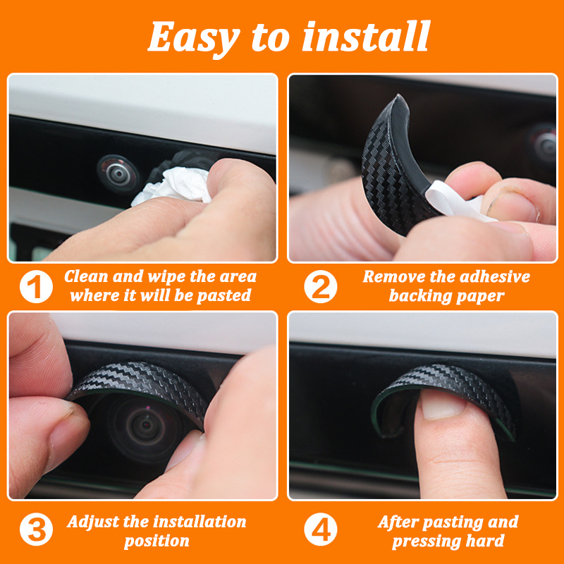Self-adhesive Car Reversing Ca - Camera Rain Cover review and price