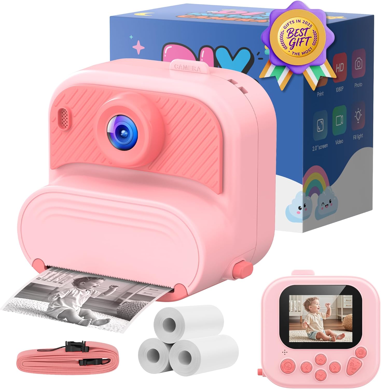 48MP DIY Instant Print Camera  - Photography Journalism review and price