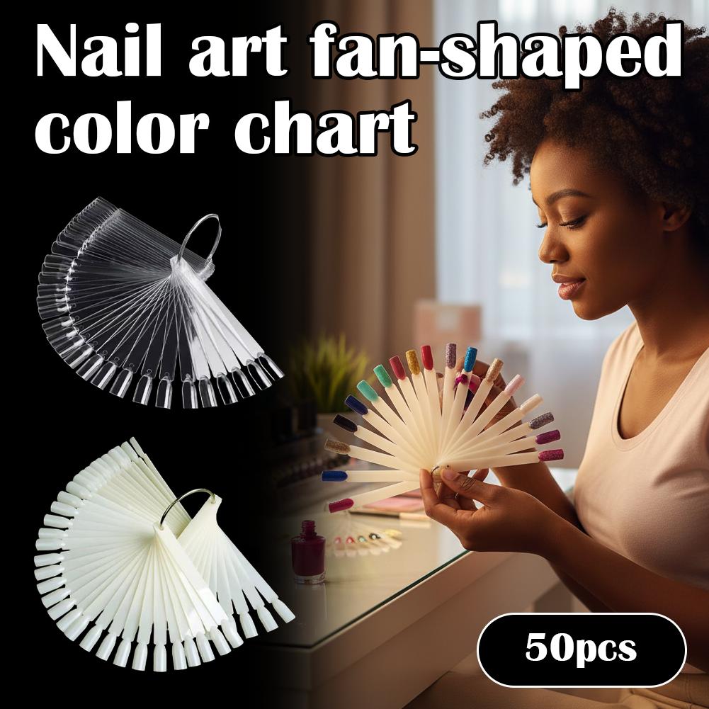 50 Tips Clear Nail Swatches Co - Color Checker Card review and price