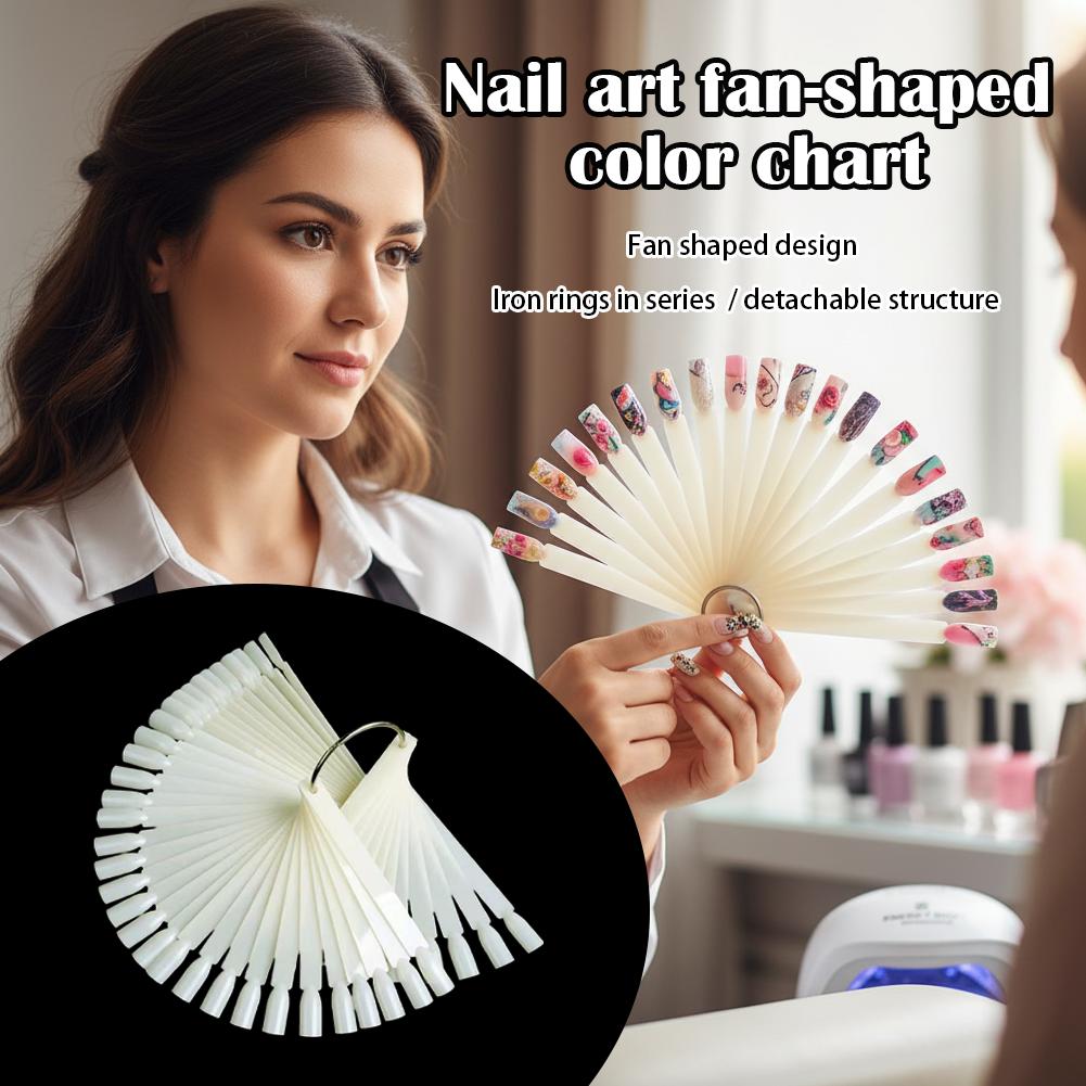 50 Tips Clear Nail Swatches Co - Color Checker Card review and price