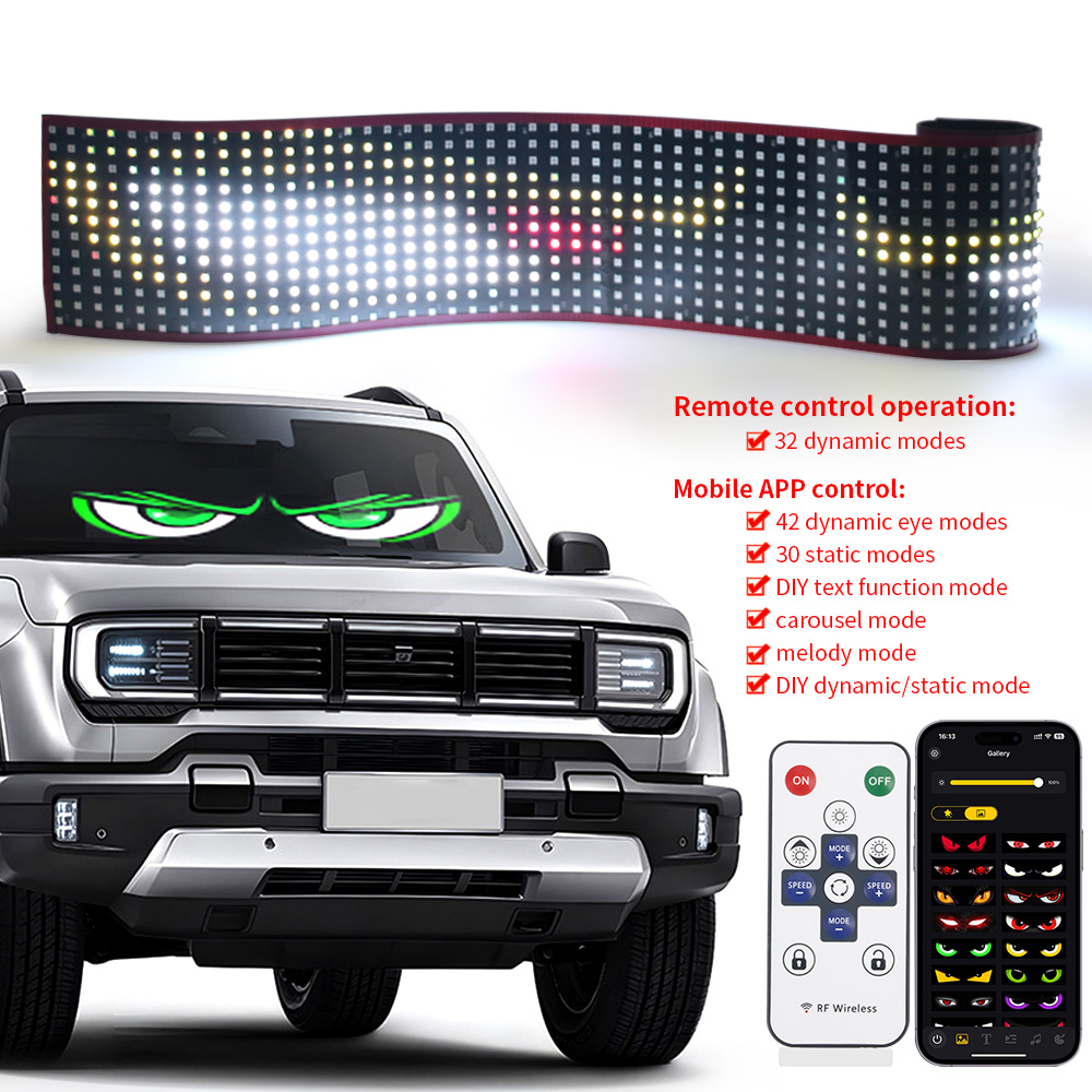 LED Devil Eyes Ambient Light F - Pixel Art Led Panel review and price