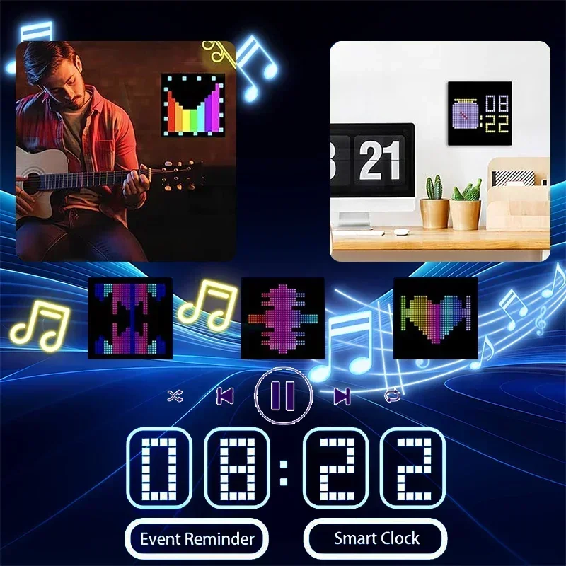 LED Pixel Display APP Control  - Pixel Art Led Panel review and price