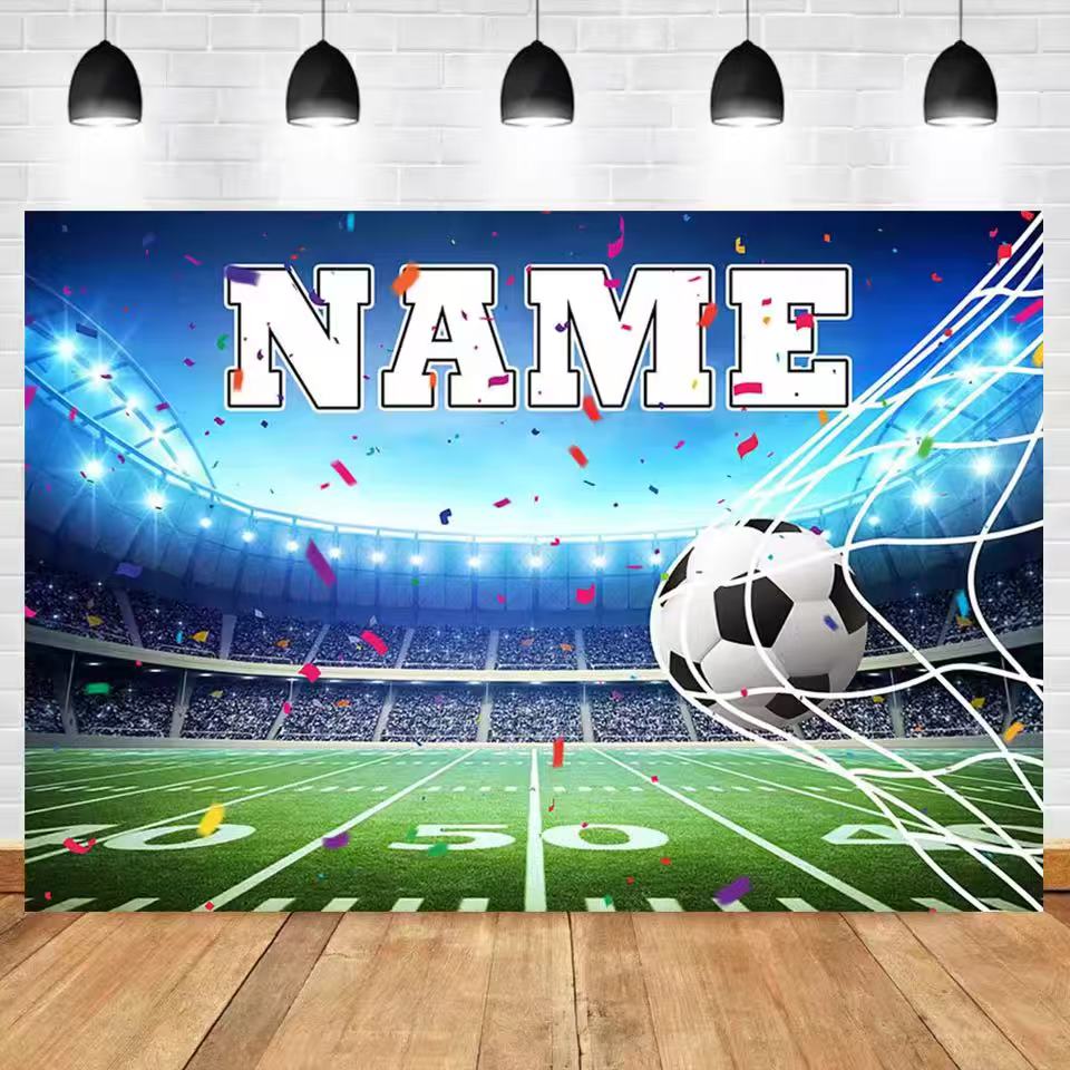Football Backdrop Customize Na - Photography Sport review and price