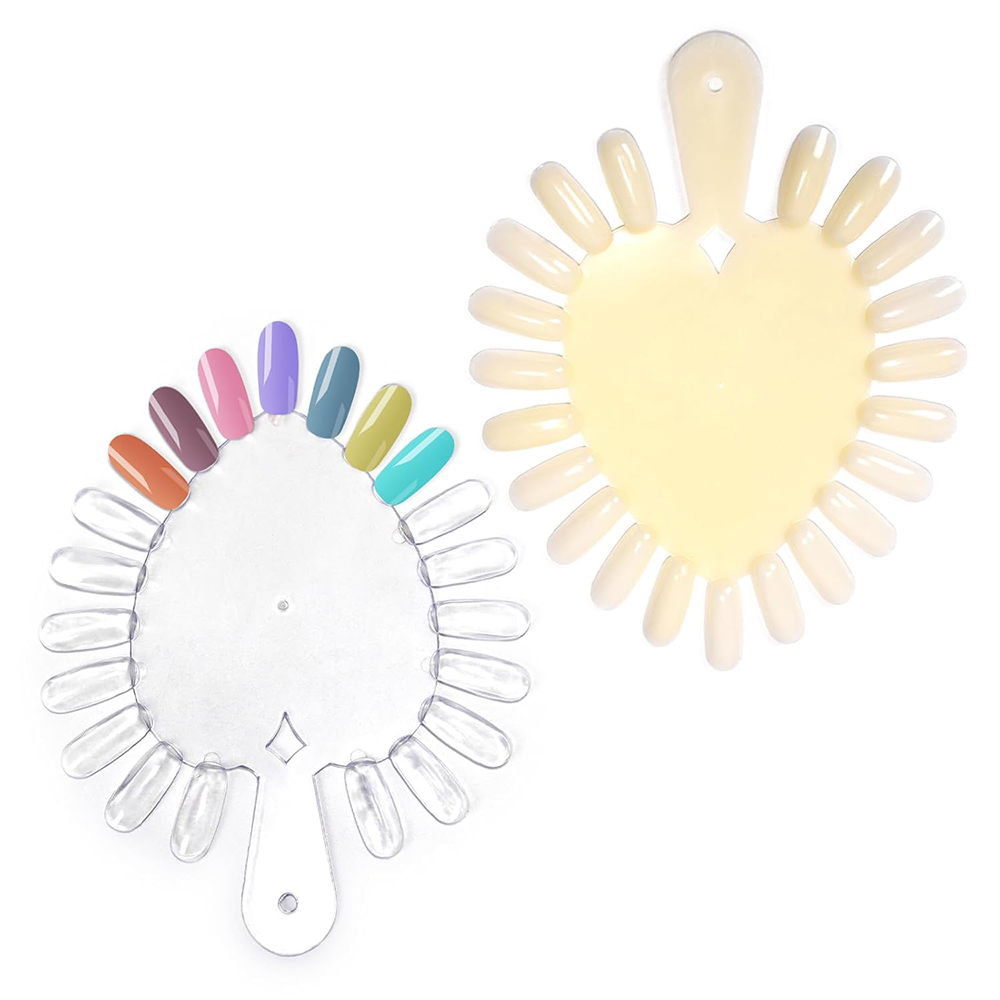 10Pcs Heart-shaped Nails Color - Color Checker Card review and price