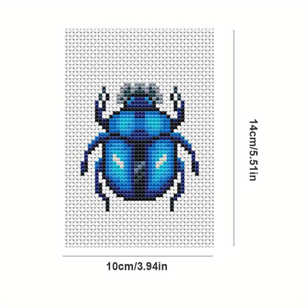 8Pcs Insect Cross Stitch Embro - Photography Geometry review and price