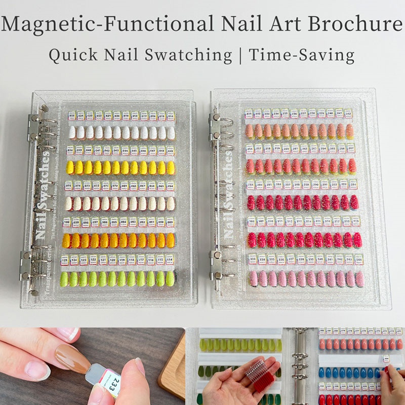 120/180/240 Magnetic Tips Nail - Color Checker Card review and price