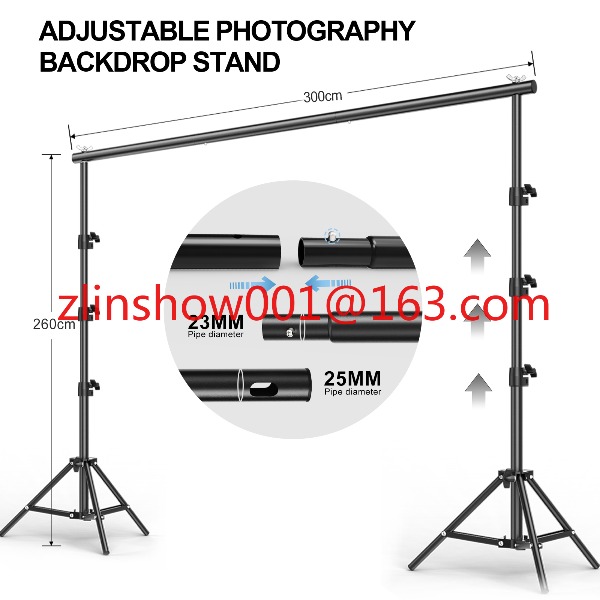 Photo Studio Equipment 2.6*3m/ - Backdrop Stand Kit review and price