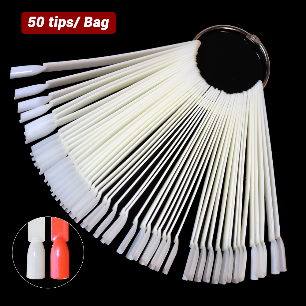 50Pcs False Nail Display Stick - Color Checker Card review and price