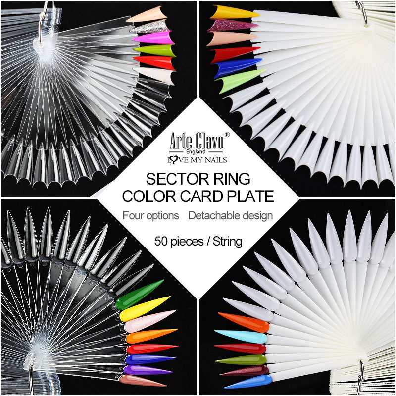 50Pcs False Nail Display Stick - Color Checker Card review and price