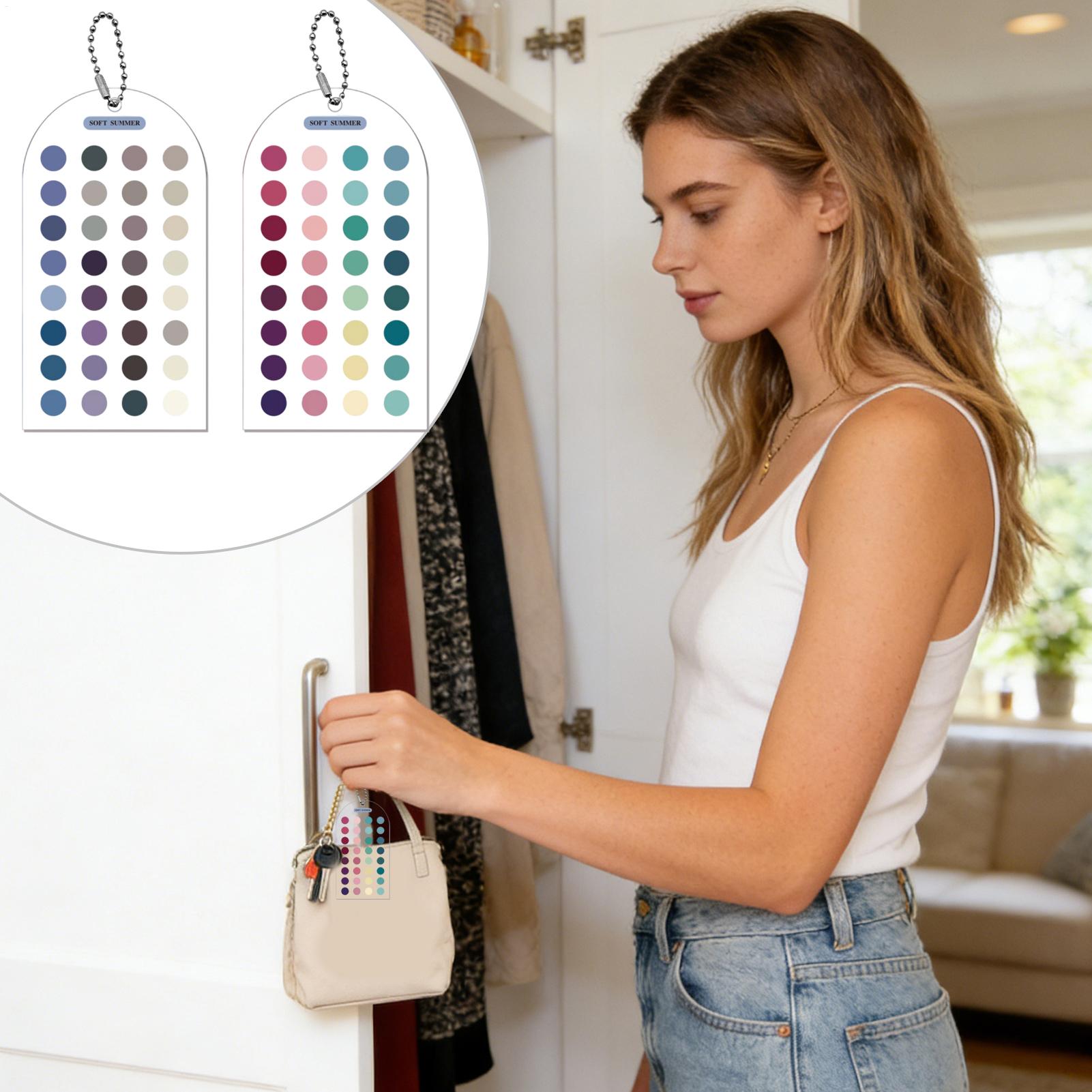 2Pcs Soft Summer Color Cards C - Color Checker Card review and price