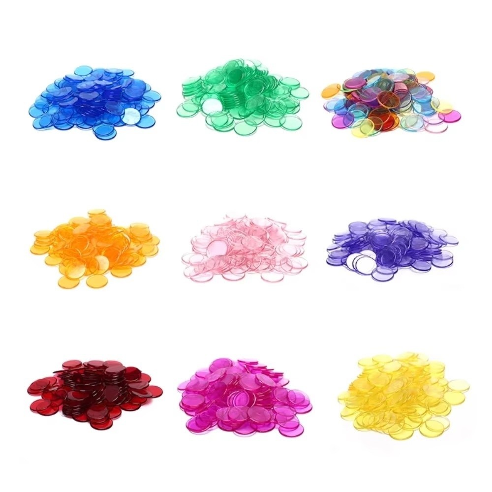 100Pcs New Plastic Round Count - Color Checker Card review and price