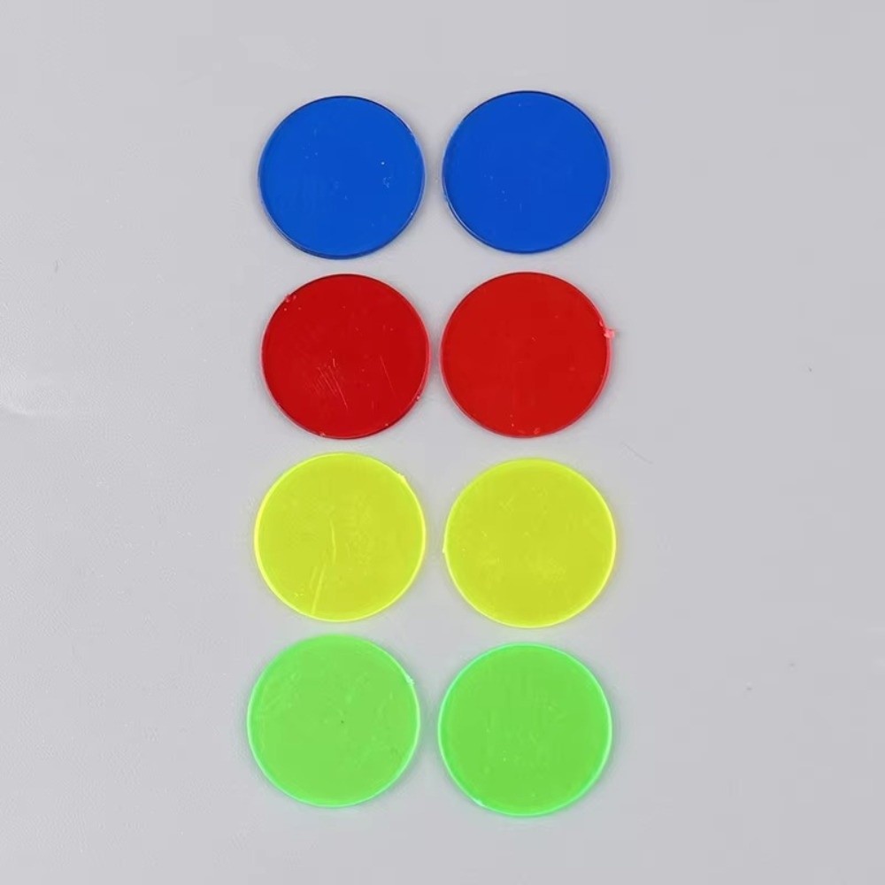 100Pcs New Plastic Round Count - Color Checker Card review and price