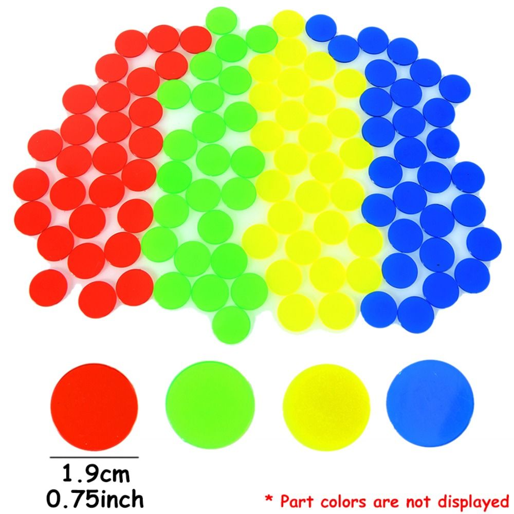 100Pcs New Plastic Round Count - Color Checker Card review and price