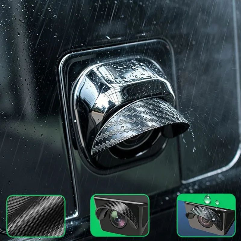 Car rearview camera with carbo - Camera Rain Cover review and price