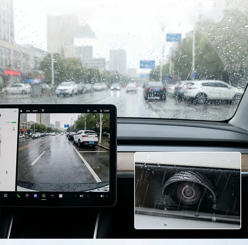 Car rearview camera with carbo - Camera Rain Cover review and price