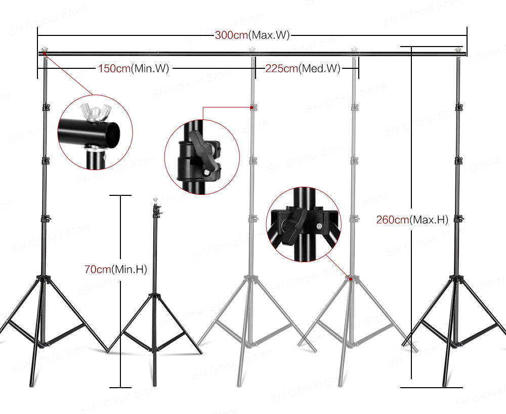 Photography Photo Studio Softb - Backdrop Stand Kit review and price