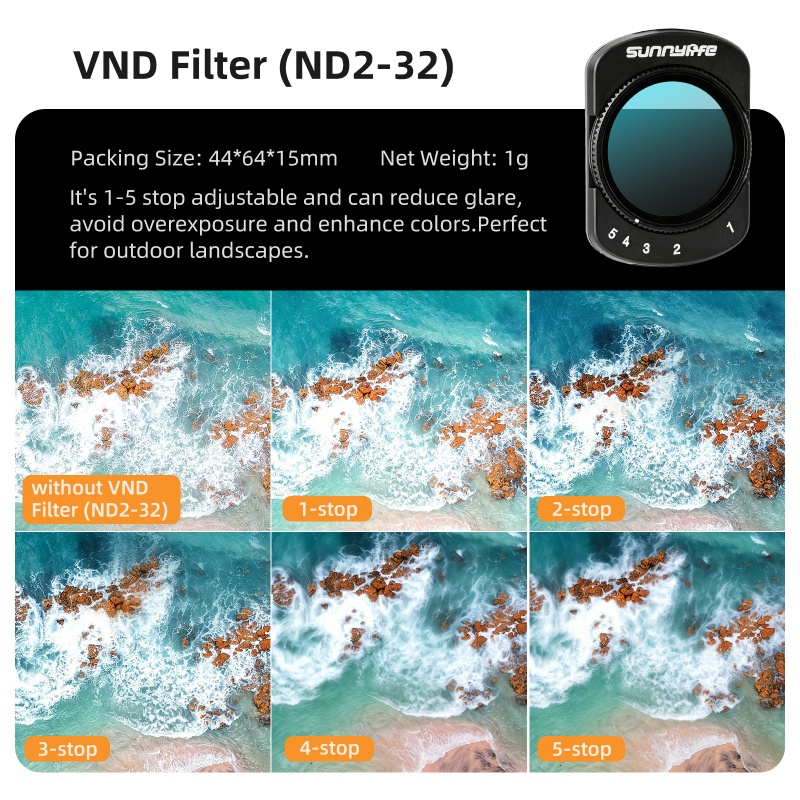 Lens Filter for DJI Osmo Pocke - Nd Filter Set review and price