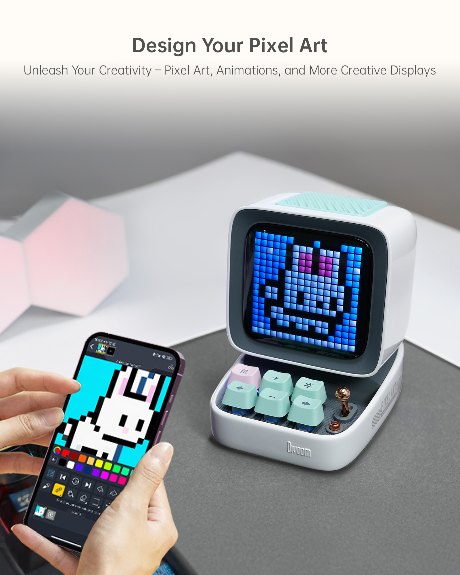 Divoom Ditoo-Pro Speaker Mini  - Pixel Art Led Panel review and price
