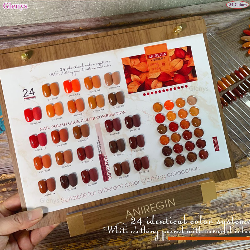 Vintage Brown 24 Color Nail Po - Color Checker Card review and price