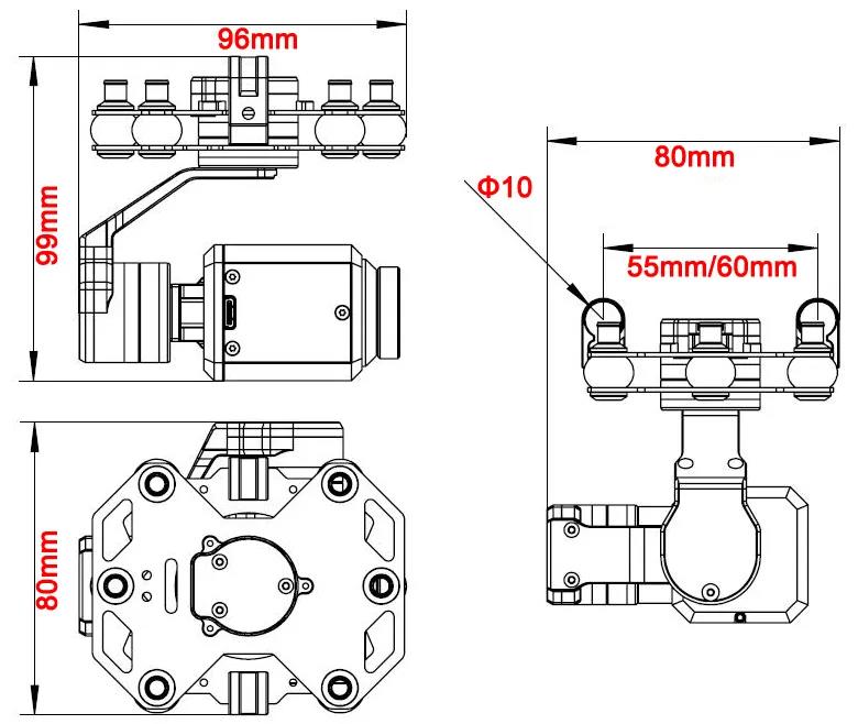 Tarot TL3T20 3-axis Gimbal 640 - Photography Camera review and price