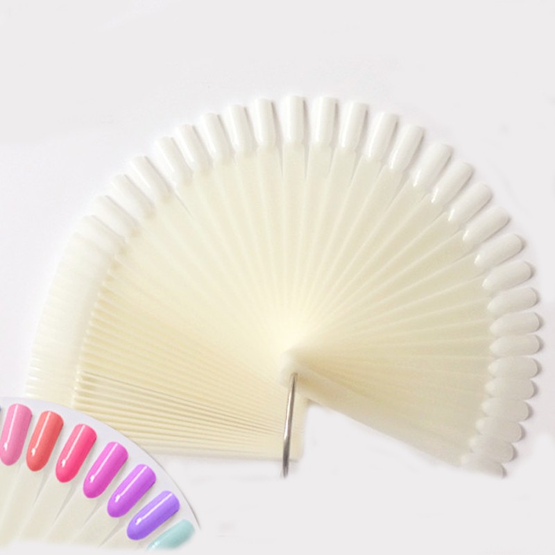 4Color 50pcs False Nail Tips F - Color Checker Card review and price
