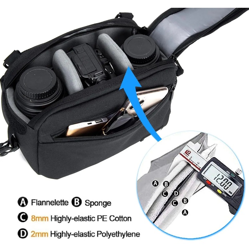 Waterproof One-Shoulder Sling  - Photography Camera review and price