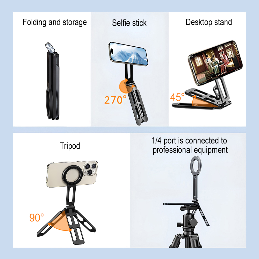 Magnetic Phone Holder Four-axi - Photography Angles review and price