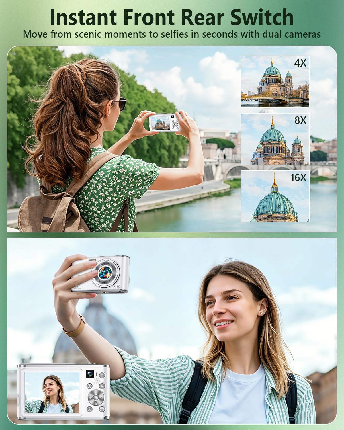 4K Digital Camera for Vlogging - Photography Zoom review and price
